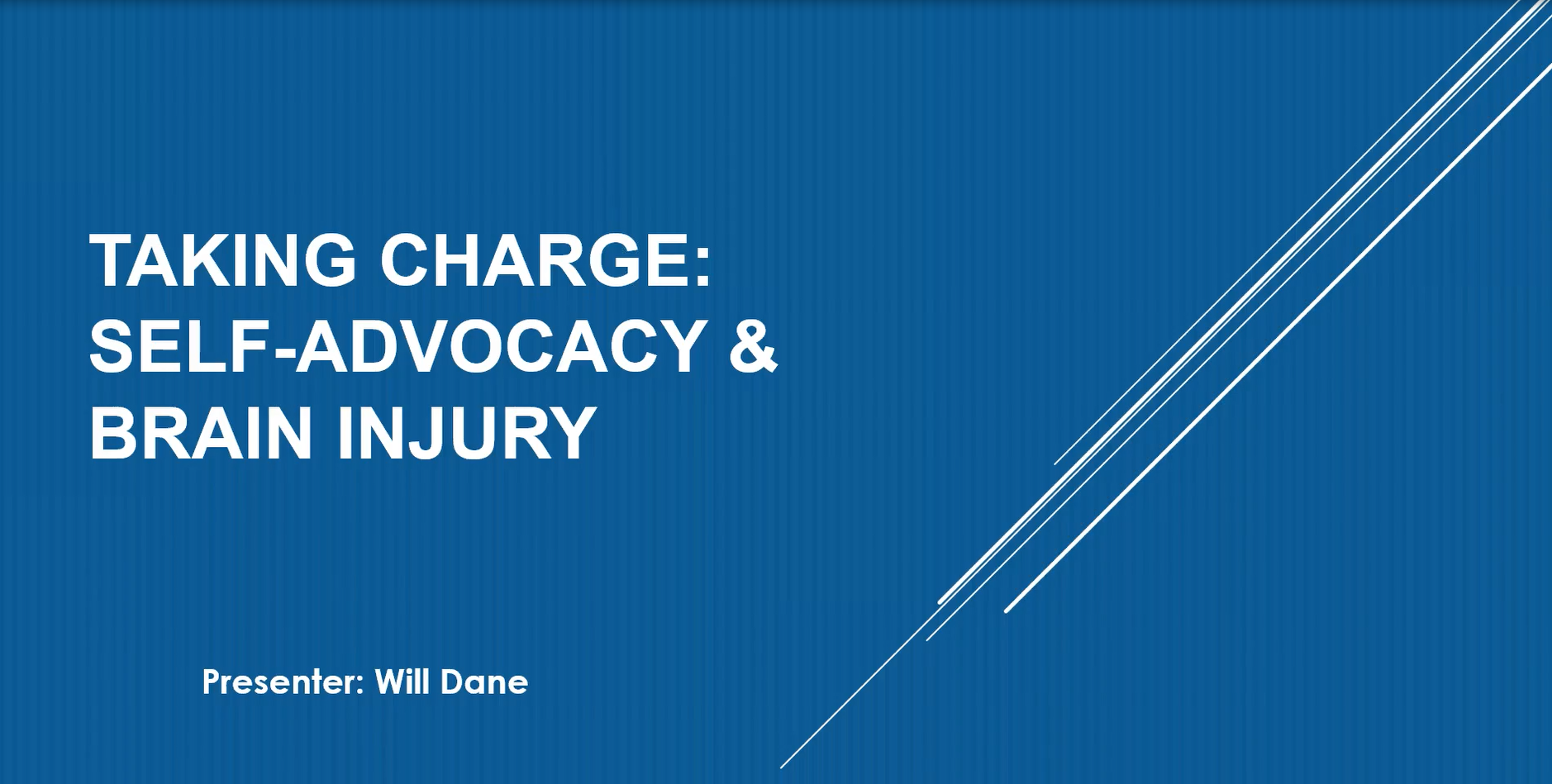 A title slide for a PBA voices webinar presentation